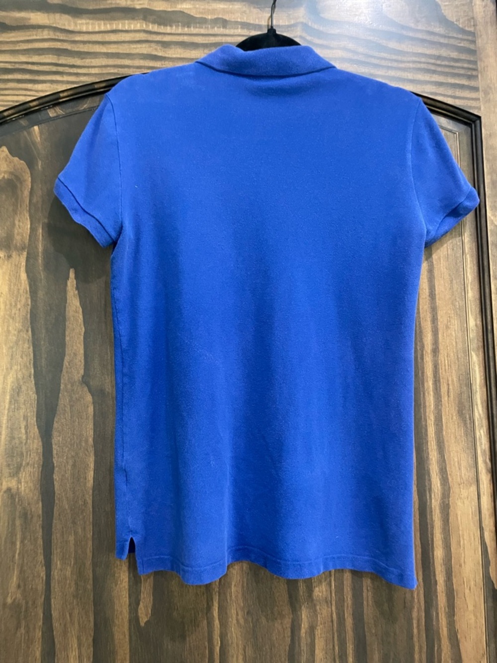 Lacoste Women’s Blue Short Sleeve Polo with Crocodile Logo - Picture 2 of 4